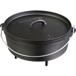 Camp Chef SDO10 10" Cast Iron Dutch Oven with Lid, Pre-Seasoned