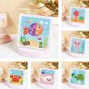 DIYGEMDOT 6 Pack Diamond Art Kits for Kids, Cute Animals Diamond Painting for Beginners, DIY 5D Gem Art for Girls & Boys Ages 6-8-10-12, Children's Christmas Gifts (6x6 inches) (Y002)