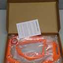 RT-TCZ for Jeep JL A Pillar Top Roof Speaker Trim Cover for Jeep Wrangler JL JLU Gladiator JT 2018-2023 Orange Interior Accessories 4pcs