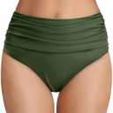 Tempt Me womens Retro, (Army Green, Large)