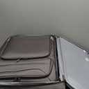 Coolife Luggage 4 Piece Set Suitcase Spinner TSA Lock Softshell lightweight (gray)