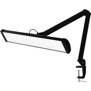 bemelux LED Architect Desk Lamp, 4500 Lumens, Dimmable, Metal Swing Arm, 5 Color Temperatures, 50W, Ideal for Task Work, Drafting, Reading, Clamp-on Office Table Lamp with 684 Bright LEDs (Black, CCT)