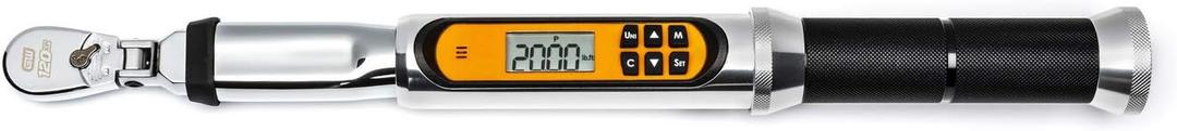 GEARWRENCH 1/4" Drive 120XP Flex Head Electronic Torque Wrench with Angle - 85194