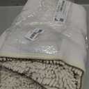 OLANLY Bathroom Rugs 40x24, Extra Soft Absorbent Chenille Bath Rugs, Rubber Backing Quick Dry, Machine Washable Bath Mats for Bathroom Floor, Tub and Shower, Home Decor Accessories, Ivory