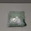 Maternity Mesh Dress Ruched Side Round Neck Pregnancy Dresses Baby Shower Wedding Guest Cocktail Party 2025 Fall (Medium, Sparkly Sage Green, Size Down for Best)