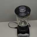 BLACK+DECKER Countertop Blender with 6-Cup Glass Jar, 10-Speed Settings, Black, BL2010BG