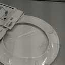 KOHLER 20111-0 Brevia, Slow Close Toilet Seat, Round Toilet Seat, Grip-Tight Bumpers Quick-Attach Hardware, White
