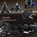 Engine Motor Trans Mount Kit Fits for Hyundai Santa Fe 2007-2009 V6 2.7L