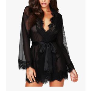 RSLOVE Women Lace Kimono Robe Sexy Babydoll Lingerie Mesh Cover Up Bridal Lingerie
Black S RSLOVE Women Lace Kimono Robe Sexy Babydoll Lingerie Mesh Cover Up Bridal Lingerie
Black S