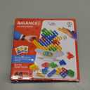 64 Pcs Tetra Tower Stack Game, Team Tower Tumble Giant Stacking Game, Balance Stacking Blocks Game for Kids Ages 6-12 & Adults, Family Party Board Games, Educational STEM Toys (2-4 Players)