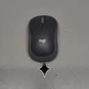 Logitech M185 Wireless Mouse, 2.4GHz with USB Mini Receiver, 12-Month Battery Life, 1000 DPI Optical Tracking, Ambidextrous PC/Mac/Laptop - Swift Grey
