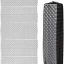 REDCAMP Closed Cell Foam Sleeping Pad for Camping, 22" Wide Lightweight Folding Camping Pad for Hiking Backpacking, 72"x22"x0.75", Grey 1 Pack