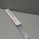 AmazerBath 5 PCS Shower Door Side Seal Strip for 3/8 Inch Glass - 15.75 Inches x 5, 5 Sections Segmented Shower Installation Kit, Frameless Glass Door Seal Strip