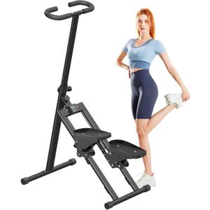 Stair Stepper for Home,Stair Climber Foldable,Large Pedal Vertical Climber Machine for Full-Body Workout,Steppers for Exercise at Home with 300LBS Loading Capacity