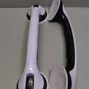 2-Pack Grab Bars for Bathtubs and Showers, 16 inch Shower Handle Suction Shower Bar, Safety Bars for Shower Chair, Bathroom Grab Bar for Senior No Drilling Removable (Black, 16 inch)