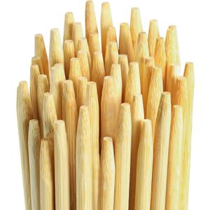 Smores Sticks 36" Long 5 mm Thick, 120 PCS Marshmallow Roasting Smore Sticks Bamboo, Disposable Marshmellow Sticks Camping Heavy Duty SMores Skewers for Outdoor Fire Pits Campfires Hot Dog Sausage