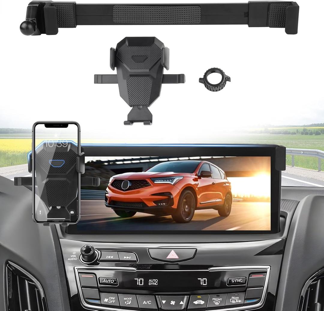 Sunsdrew Car Phone Holder for 2019-2025 Acura RDX Accessories,Adjustable GPS Acura RDX Phone Mount for 10.2-inch Screen,Hands-Free Ultra Stable Air Vent Phone Stand