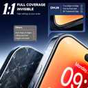 DMJN UNBREAK Glass for iPhone 16 Pro Max Privacy Screen Protector (NO.1 Military Grade Shatterproof) Privacy Screen iPhone 16 Pro Max Tempered Glass (Easy Installation & 100% Anti-Spy),2 Pack