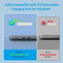 Charger for MacBook Air 13 15 inch MacBook Pro 14 inch M5 M3 M2 M1 2026 2025 2024 2023 2022 2021, 70W USB C Power Adapter, 6.6FT USB C to 3 Braided Cable with LED, Powerful Connect, Original Quality
