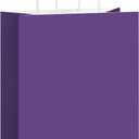 REMTAP Gift Paper Bags 84.510.5 50Pcs Kraft Bags with Handles Bulk Gift Bag for Wedding Party Craft Retail Packaging, Shopping, Party Favor, Retail Bag (Purple-M-50pcs, 8 * 4.5 * 10.5)