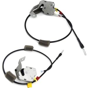 Rear Door Latch w/Cabel for Ford F150 1997-2004, Left and Right 2 Pack, Fit Rear Driver and Pasenger Doors and Upper Position 6L3Z-18264A26-A 6L3Z-18264A27-A