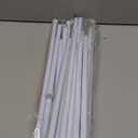 Tension Curtain Rod 26 to 48 Inch Adjustable Tension Rods 6 Pack Expandable Spring Tension Rod White No Drilling for Closet Kitchen Cupboard Wardrobe Door Bookshelf DIY Projects