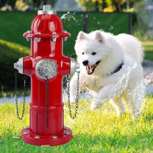 Teaeeno Puppy Training Fire Hydrant for Dogs Statue,Resin Outdoor Statue For Large Dogs, Pee Post Aid & Delightful Outdoor Garden Decor, Dog Statue with Pee Post, Hand-Painted,Weather,Outdoor Ornament (21.3, Multicolor)