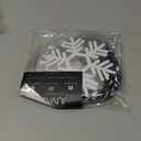 Sustainable Greetings Juvale Christmas Snowflake Swirl Decorations for Holiday Party Decor (Silver, 30 Pack) - Hanging Snowflake Decorations - Silver Party