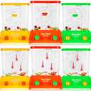 Sumind 6 Pack Mini Water Ring Toss Game for Kids, Retro 80s 90s Handheld Water Toy, Easter Basket Stuffers Bulk, Birthday Party Favors, Classroom Prize Toy(Classic Style)