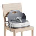 UBRAVOO Baby Booster Seats, Toddler Booster Seat for Dining Table with Adjustable Straps, Portable Compact Portable Baby Chair for Dining and Travel (Grey)