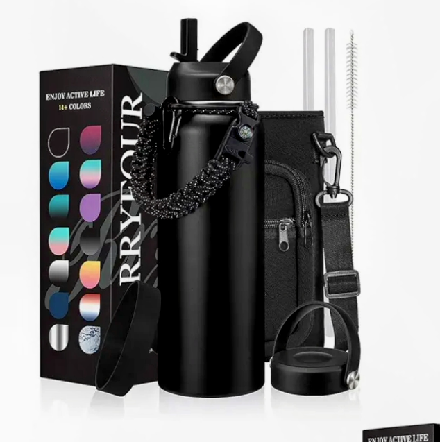 40 oz BPA Free Water Bottle Bundle