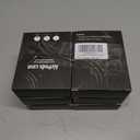 6 x R-fun for AirPods 3 Case Cover with Lock & Cleaning Kit, Keychain, Magnetic Lid, Compatible with AirPods 3rd Generation 2021 Protective Case, Support Wireless Charging, Black