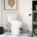 Moen EB1500-E 3-series Electronic Bidet Toilet Seat with Heated Seat and Remote Control - White, Adjustable Temperature and Pressure, Self-cleaning Nozzle, Comfort, Hygienic