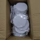 50 Pcs Round Compact Folding Portable Pocket Mirror for Purse Mini Folding Makeup Mirrors Bulk Vintage Travel Makeup Mirror for Women Daily Use (White)