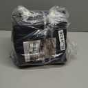 OIAHOMY Storage Cubes 11 Inch Storage Bins-3-Pack, Cotton Rope Woven Baskets for Organizing, Square Storage Baskets for Shelves Organizer, Classroom, Kids Toy Bins, Closet, Baby Nursery-Black