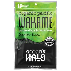 Ocean's Halo Organic Wakame Strips, 1.76 oz (EXP 02/01/28)