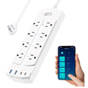 Smart Power Strip, Yozisital Surge Protector with 6 Smart Outlets and 4 USB Ports, 5FT Flat Plug Extension Cord for Home Office