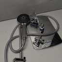 Shower Head with Handheld,High Pressure Chrome Rain Shower Head