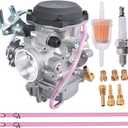 Carburetor Replacement for Sportster CV 40 Road King Super Glide Softail Dyna FXR Touring XL883 27421-99C 27490-04 27465-04