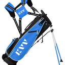 KVV Junior Golf Stand Bag, Lightweight Golf Stand Bag for Children Kids Ages 4-6/7-9/10-12