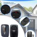 380UT Chamberlain klik5u-bk2 klik3u-bk Garage Door Opener Remote Clicker, 375UT Universal Garage Door Remote for Lift Master Craftsman Genie, Dip Switch (Black 2PC)