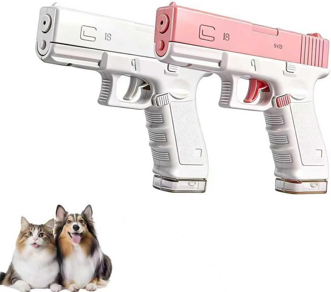 2 Pack Dog Training pet Training sprayers, Cat Training pet Training sprayers, Long-Range Large Water Spray with Detachable Water Tank Leak-Proof Design for Pets 