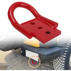 Red Rear Tow Hook for Ford Bronco 2021 2022 2023 2024 OEM MB3C-5B137-BB Single
