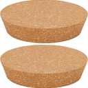 OLYCRAFT 2Pcs Large Cork Stoppers 5~6 Inch Wood Bottle Lids Tapered Cork Plugs Wooden Canning Jar Lids Wood Tapered Plugs Bottle Stoppers Wooden Jar Plug for Kitchen Wedding Favor Canning