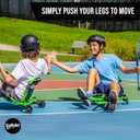 EzyRoller Drifter X Ride On Toy for Kids, Ages 4-12, Up to 154 lbs - Green