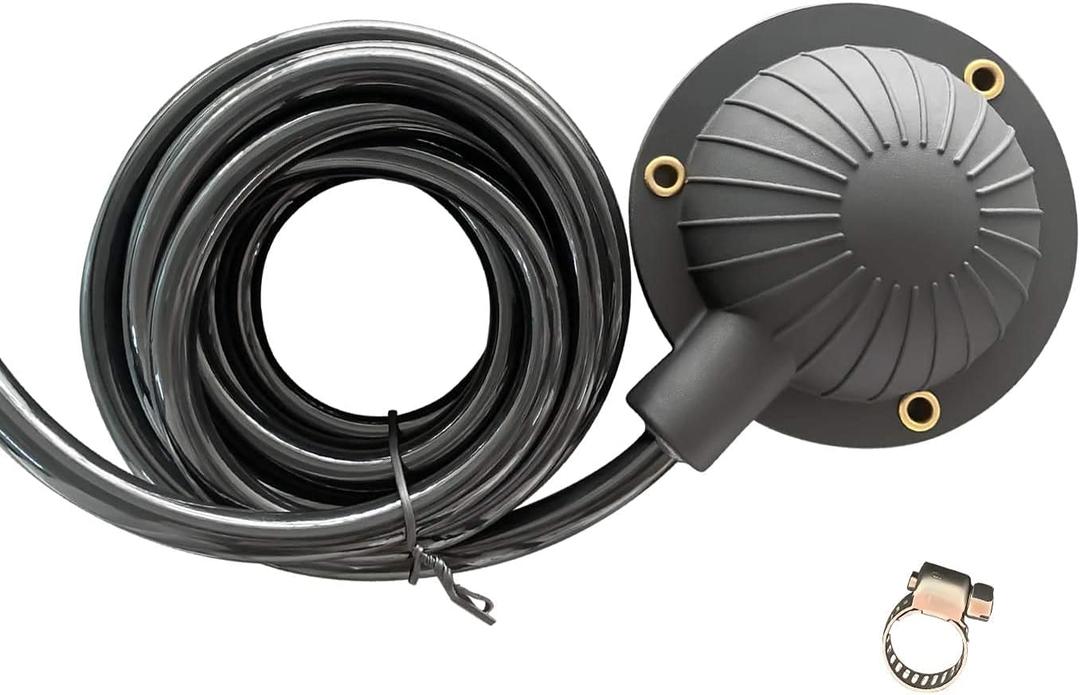 Air Foot Pedal, Huazu Air Foot Pedal Switch for Drain Cleaning Machines, With 8' Long Hose, Fits Ridgid K-400, K-380, K-3800, K750, K-7500, General, Spartan, Electric Eel, Trojan