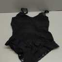 SHAPERX Women's Fajas Colombianas Shapewear Postpartum Tummy Control Body Shaper Butt Lifter Bodysuit (3X-Large, Black)