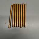 UNIQOOO Mailable Glue Gun Sealing Wax Sticks for Wax Seal Stamp - Metallic Antique Gold, Great for Wedding Invitations, Cards Envelopes, Snail Mails, Wine Packages, Christmas Gift Ideas, Pack of 8