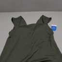 Lands' End Womens Square Neck Underwire Square Back Tankini Swimsuit Top (4, Rich Olive Green)