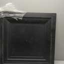 Art3dwallpanels 24 x 24 Drop Ceiling Tiles, 12 Pack Drop in System High Grade PVC Wall Panels, Fire Rated, Waterproof, Light Weight, Prevent Breakage, Cover 48 Sq.Ft, Black